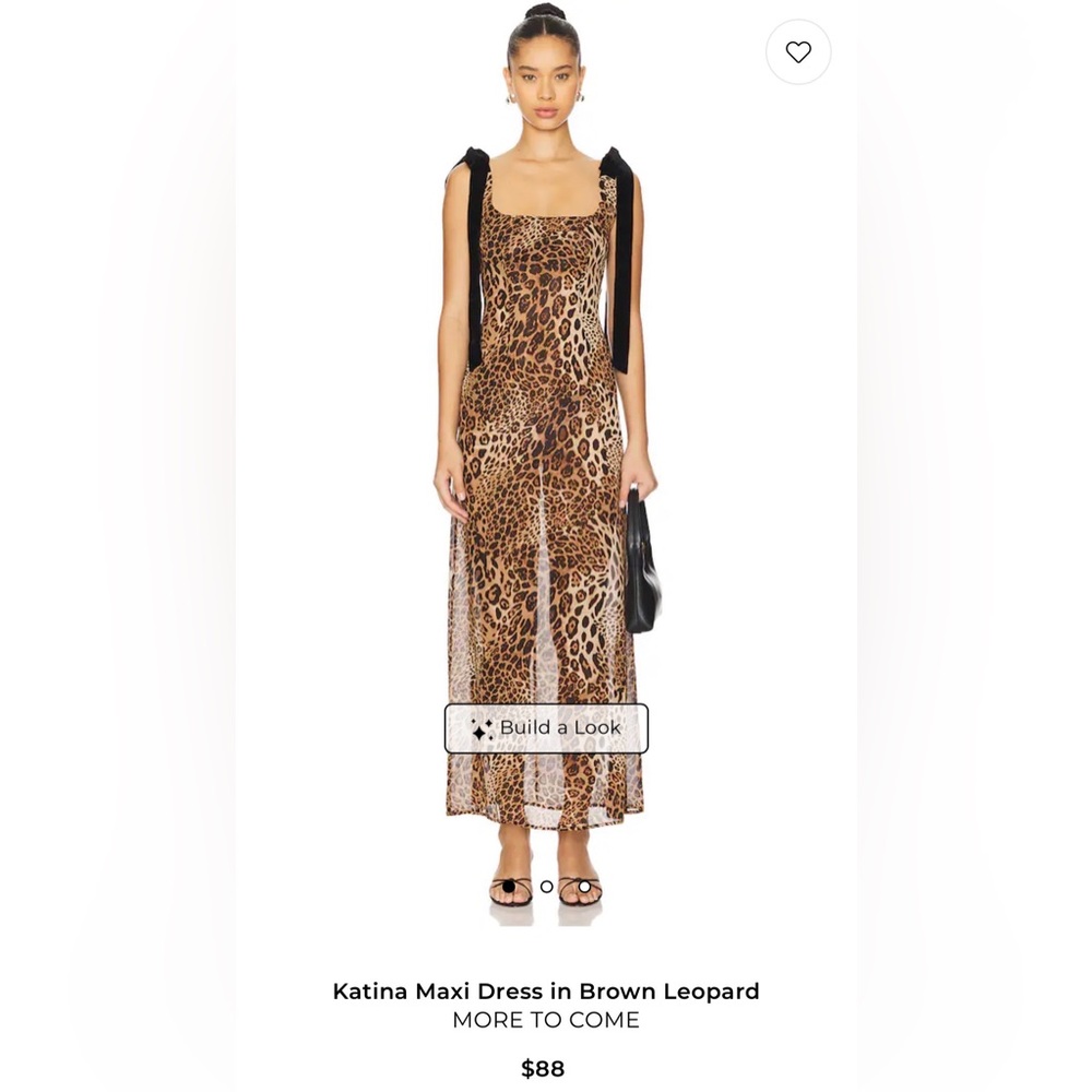 More to come cheetah maxi dress